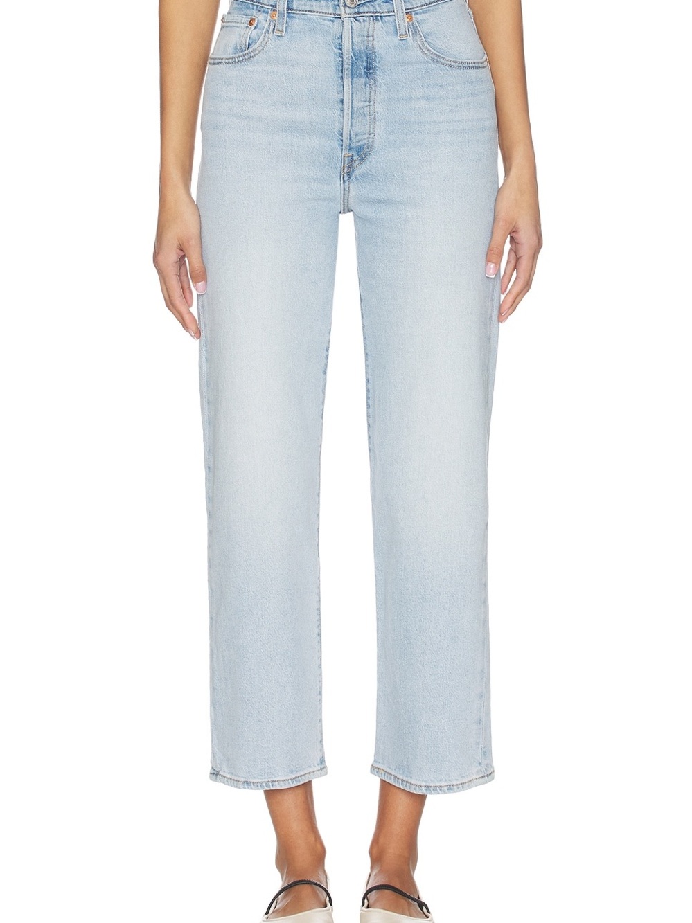 Levi's Ribcage Straight Ankle Leg Jeans for Women - Picture 2 of 7